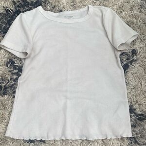 Girls white old navy shirt
